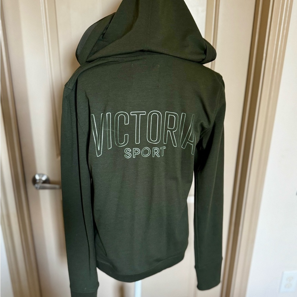 Victoria's Secret Green Hoodie Jacket